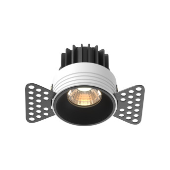 Встраиваемый светильник MAYTONI ROUND DL058-7W3K-TRS-B